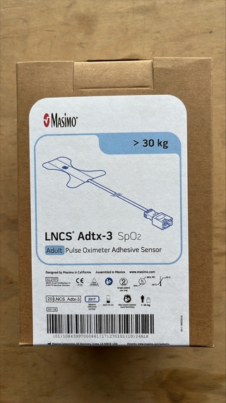 Ca. 800x SpO2 Sensor, Masimo, LNCS Adtx-3 Adult SpO2 Se